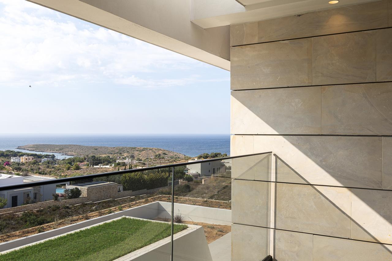 The view across the bay from the primary suite terrace